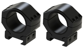 Burris XTR Signature Rings 34mm 1" Height Matte Black - 2-Pc Picatinny/Weaver