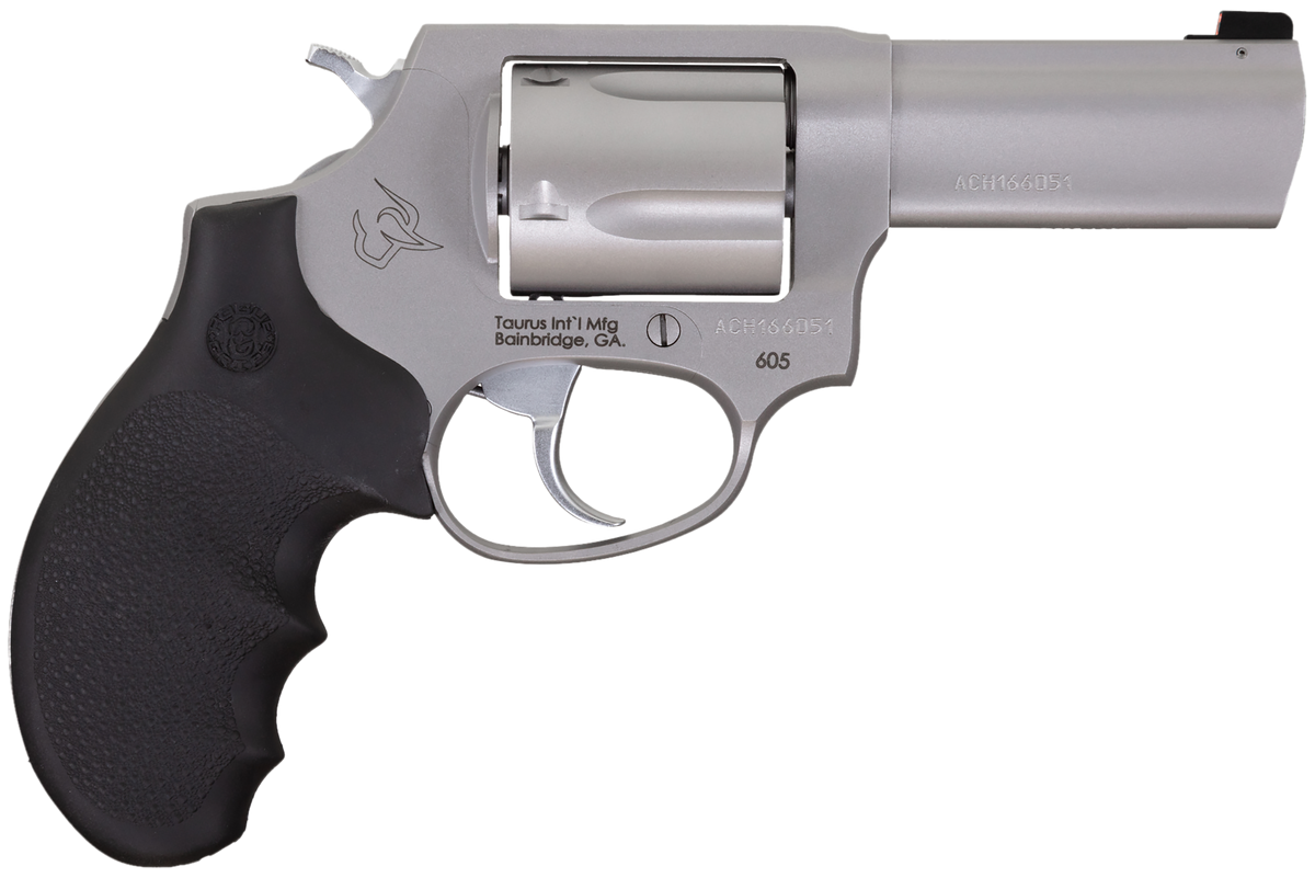 Taurus 605 Defender 357 Mag/38 Spl +P 3" 5-Rd DA/SA Revolver - Matte Stainless
