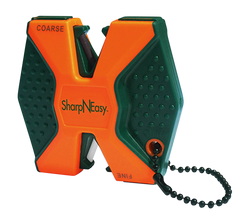 Accusharp 336C SharpNEasy 2-Step Fine/Coarse Ceramic Sharpener Plastic Handle Black/Orange