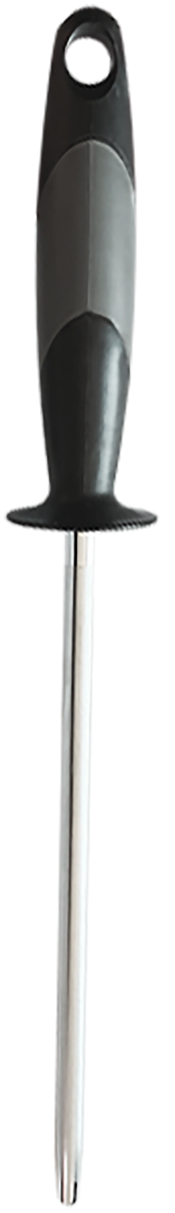 Accusharp 034C Sharpening Steel 9" Diamond Steel Black Overmolded Rubber Handle