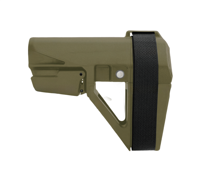 SB Tactical SBA5 AR Pistol Brace 10.25" 5-Position - Ranger Green