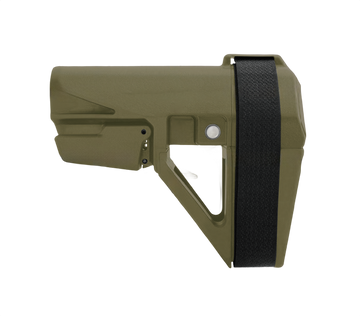 SB Tactical SBA5 AR Pistol Brace 10.25" 5-Position - Ranger Green