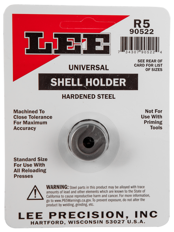 Lee Precision 90522 Universal Shell Holder #5R - 7mm Rem Mag / 270 WSM / 303 British / 480 Ruger