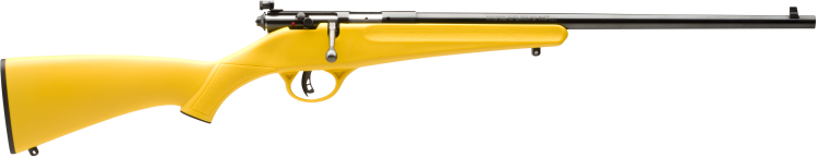 Savage Rascal Youth 22 LR 16.13" 1-Rd Bolt Action Rifle - Yellow Stock
