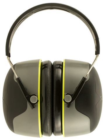 3M Peltor Sport Ultimate Muff 30 dB Over the Head Polymer Earmuffs - Gray/Black