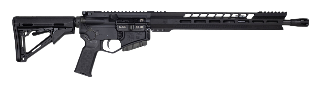 Diamondback DB15 Black Gold 5.56x45mm NATO 16" 10+1 Semi-Auto Rifle - CA Compliant