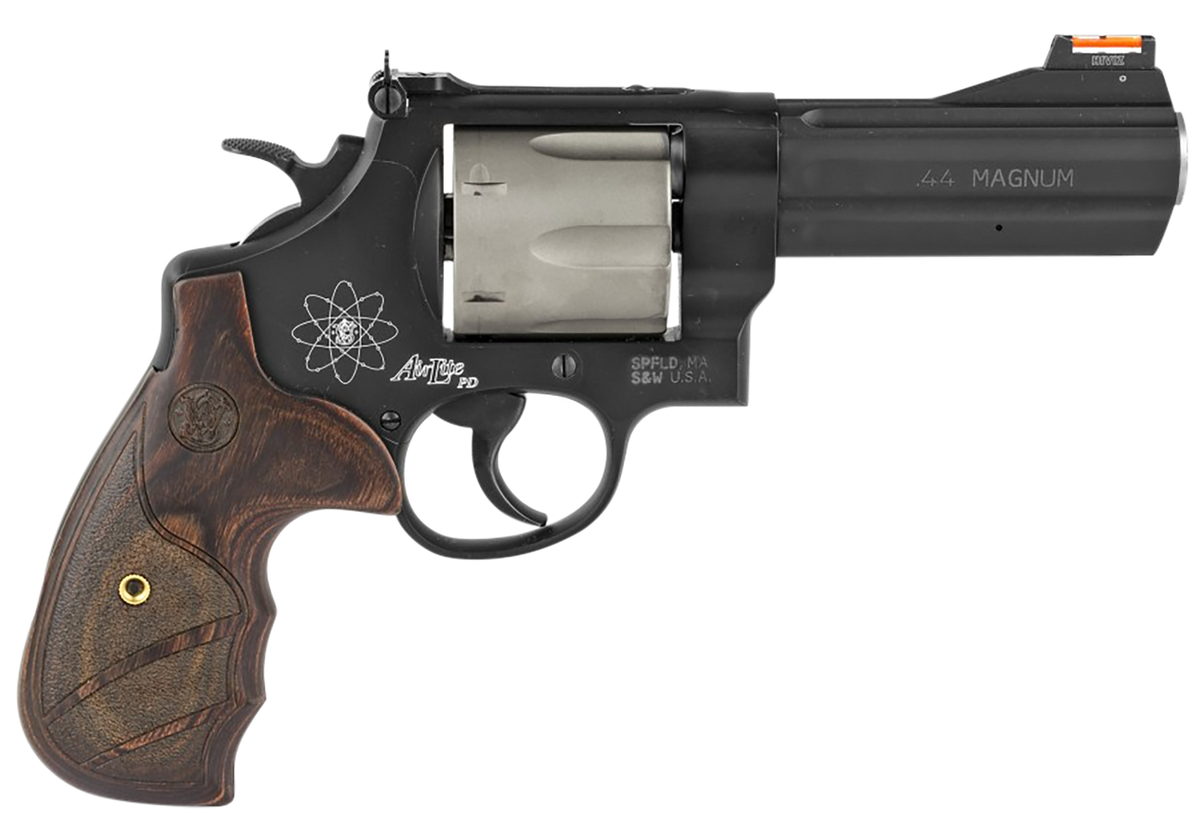 Smith & Wesson Model 329PD Personal Defense 44 Rem Mag 4.13" 6rd Matte Black Wood Grip Revolver - CA Compliant