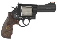 Smith & Wesson Model 329PD Personal Defense 44 Rem Mag 4.13" 6rd Matte Black Wood Grip Revolver - CA Compliant
