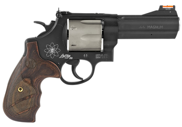 Smith & Wesson Model 329PD Personal Defense 44 Rem Mag 4.13" 6rd Matte Black Wood Grip Revolver - CA Compliant