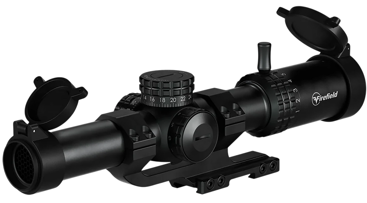 Firefield RapidStrike 1-10x24mm LPVO 30mm Tube Illuminated CR1 Reticle Rifle Scope - Matte Black