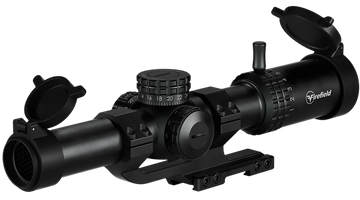 Firefield RapidStrike 1-10x24mm LPVO 30mm Tube Illuminated CR1 Reticle Rifle Scope - Matte Black