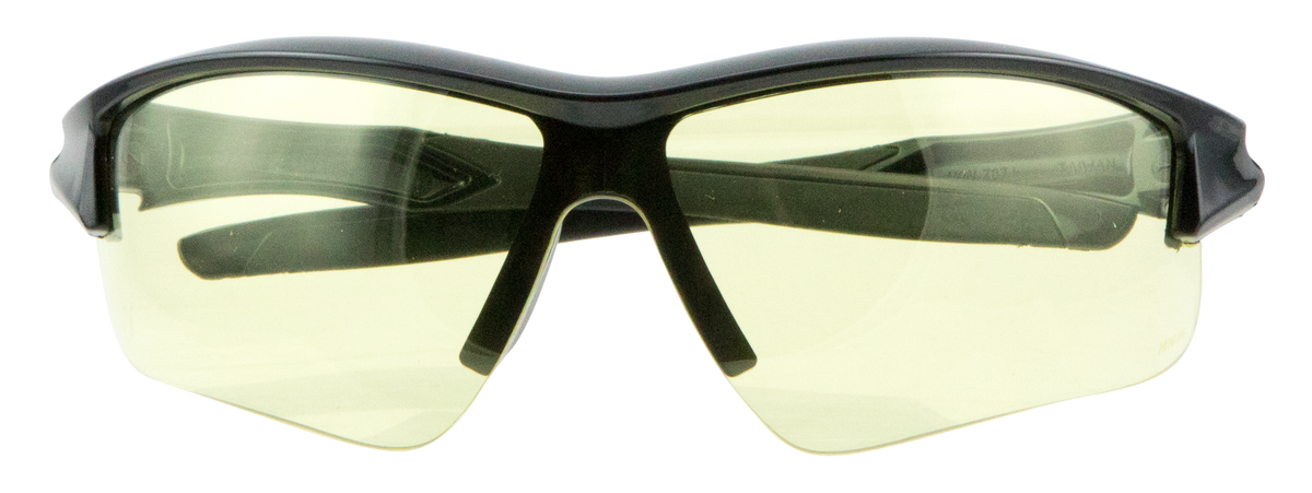 Howard Leight Uvex Acadia Anti-Fog Amber Lens Safety Glasses - Black Frame