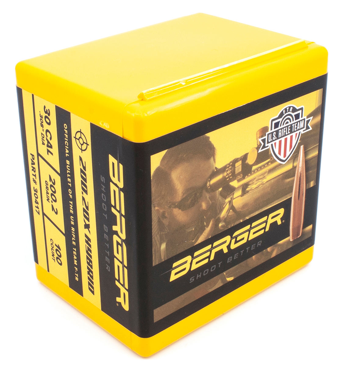 Berger Bullets Hybrid Target 30 Cal .308 200.2gr - 100/Box