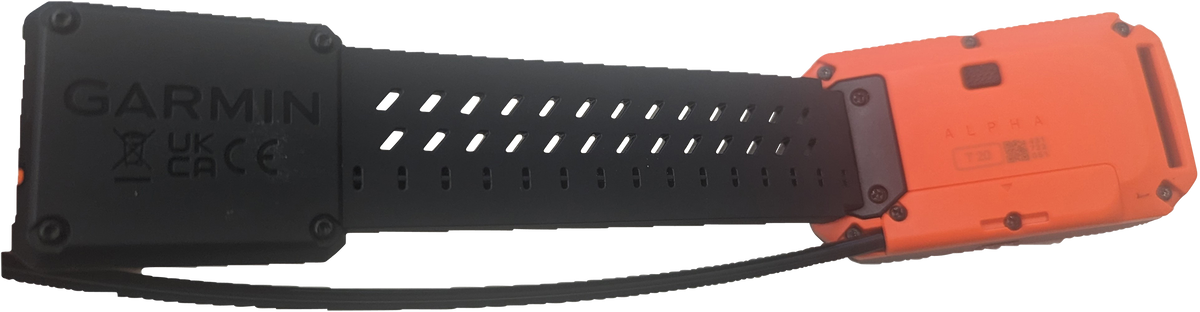 Garmin Flex Band Replacement for Alpha T20 Black/Orange