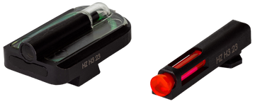 HiViz GLFD21 FastDot H3 Sight Set for Glock Red Fiber Optic Front / Green Tritium Rear