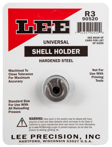 Lee Precision 90003 Universal Shell Holder #16R 7.62x54R / 500 S&W