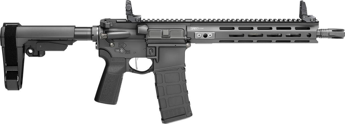 Springfield Armory SAINT Victor V2 5.56 NATO 11.5" 30+1 Semi-Auto AR-15 Pistol - SBA3 Brace