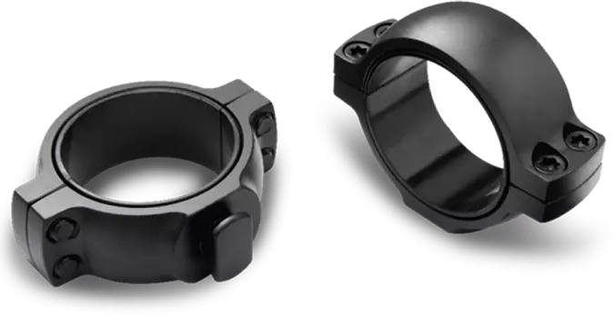 Burris Signature Zee 1" Medium Scope Rings Matte Black Steel - Weaver