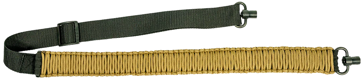 Boyt Harness Express XP-90408 Coyote Brown 46" Paracord Rifle/Shotgun Sling - QD Push Button Swivels