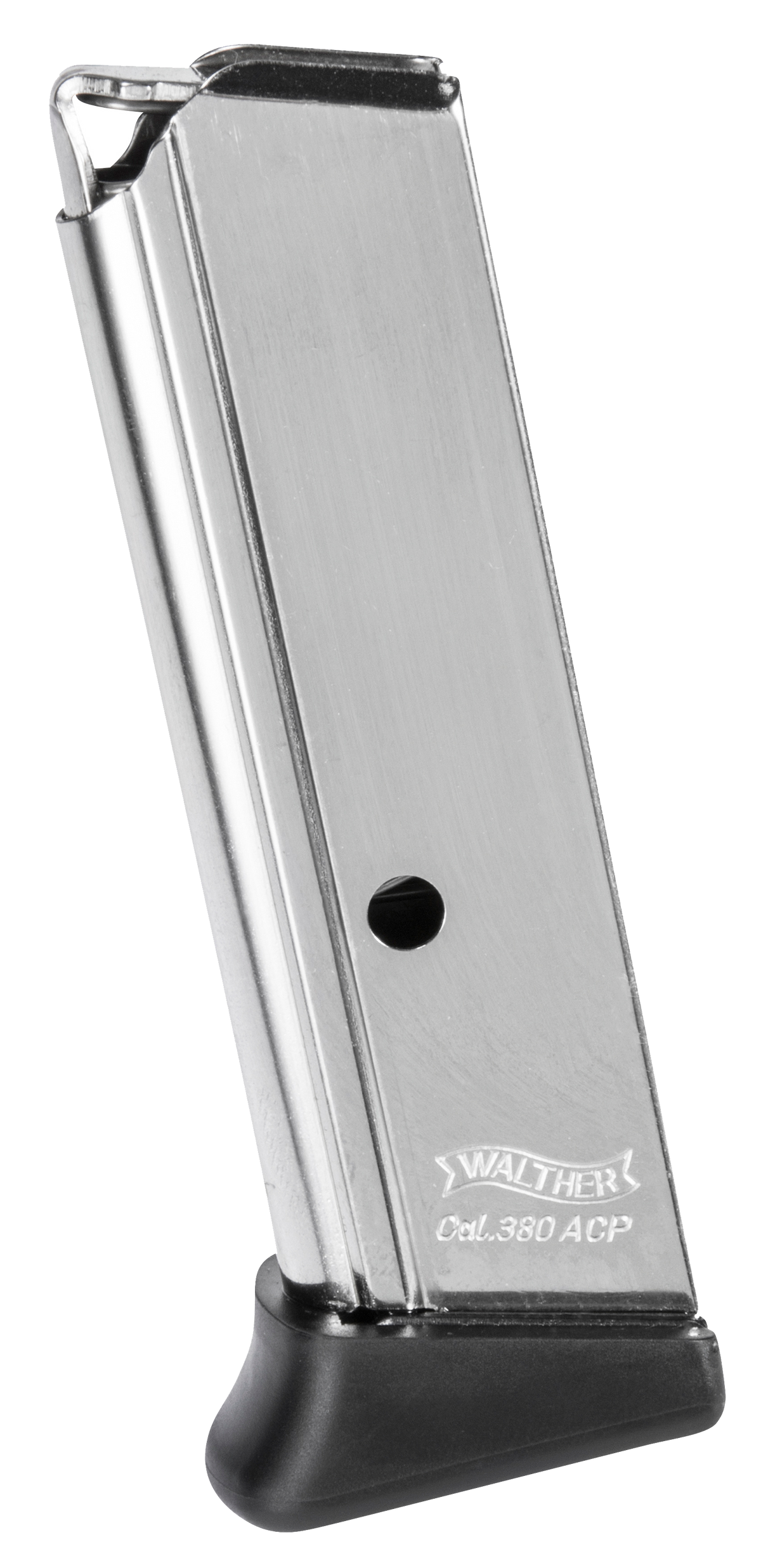 Walther Arms PPK/S 380 ACP 7rd Nickel Steel Magazine w/ Finger Rest