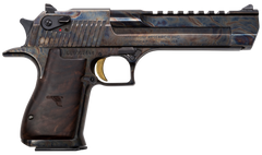 Magnum Research Desert Eagle Mark XIX 50 AE 6" 7+1 Semi-Auto Pistol - Color Case Hardened Walnut Grip