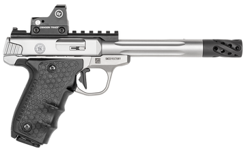 Smith & Wesson 12079 Performance Center SW22 Victory Target 22 LR 6" 10+1 SAO Pistol w/Red Dot