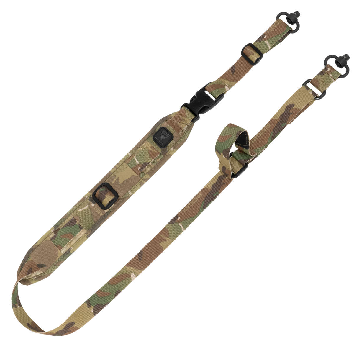GrovTec QS 2-Point Sentinel Multi-Cam Adjustable Rifle/Shotgun Sling w/ Push Button Swivels