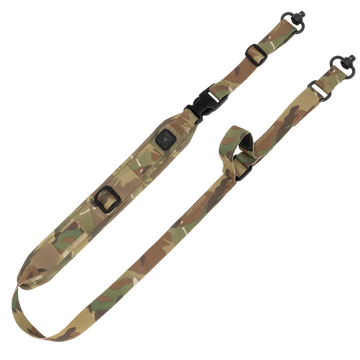 GrovTec QS 2-Point Sentinel Multi-Cam Adjustable Rifle/Shotgun Sling w/ Push Button Swivels