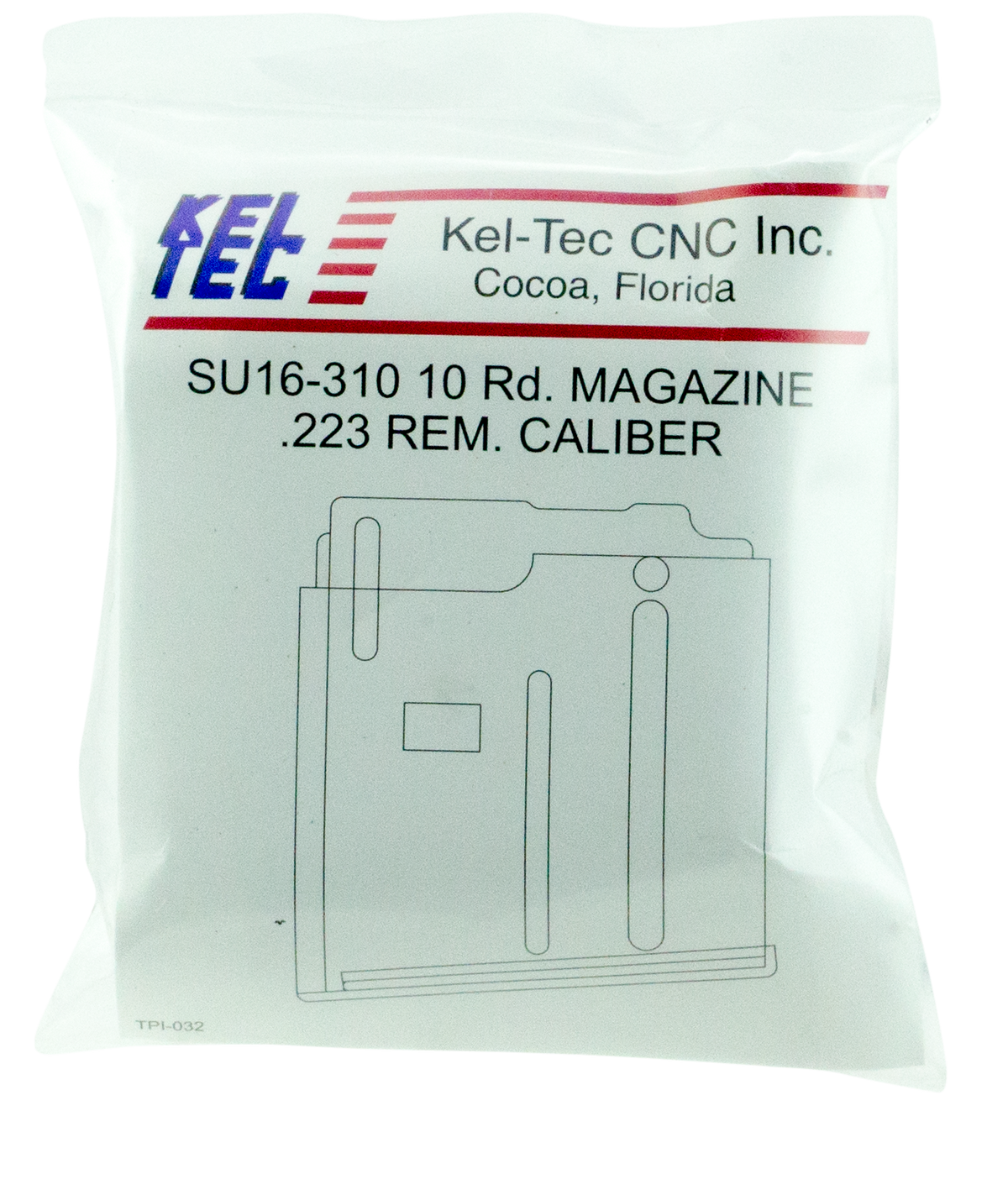 Kel-Tec SU16310 SU-16 5.56x45mm NATO 10rd Blued Detachable Magazine