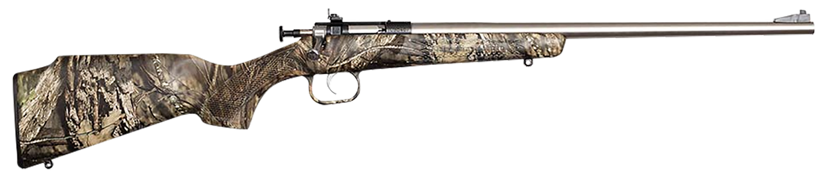 Crickett KSA2166 Youth 22 LR 16.12" 1-Rd Bolt Action Rifle - Mossy Oak Break-Up Stock
