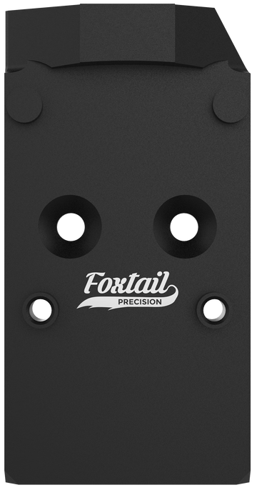 Foxtail Precision 100018 Rear Sight Dovetail Optic Adapter Plate for CZ Shadow - Black Anodized 7075 Aluminum