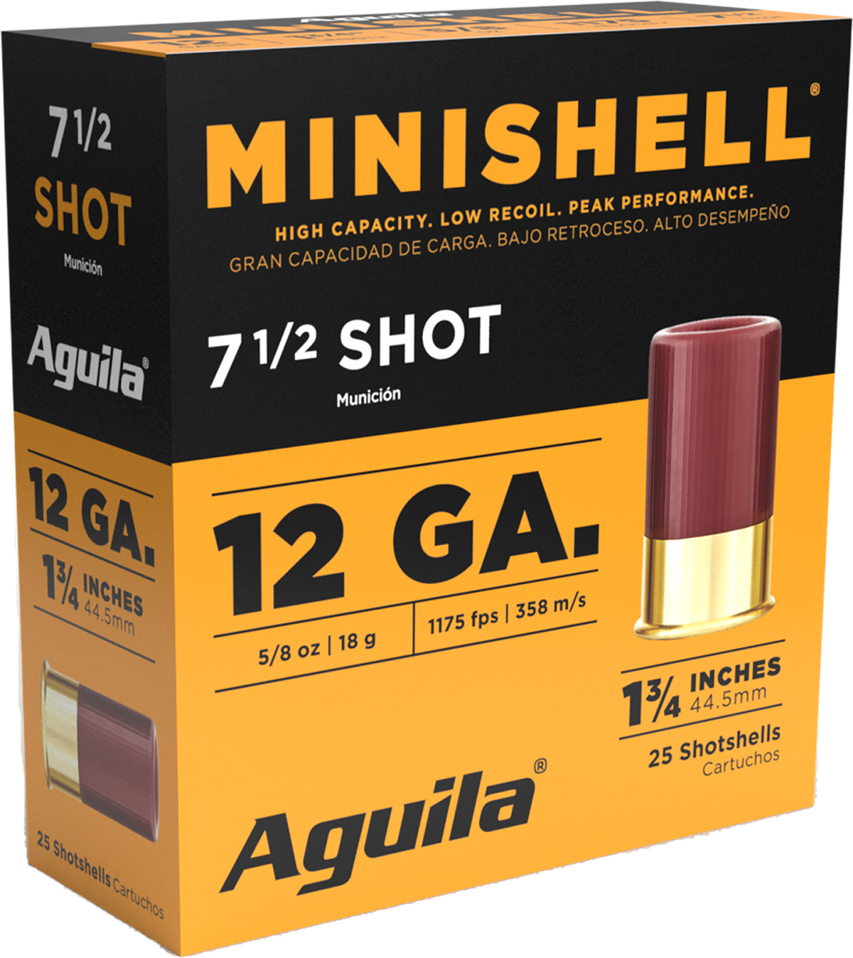 Aguila Minishell 12 Gauge 1.75" 5/8 oz 7.5 Shot - Box or Case