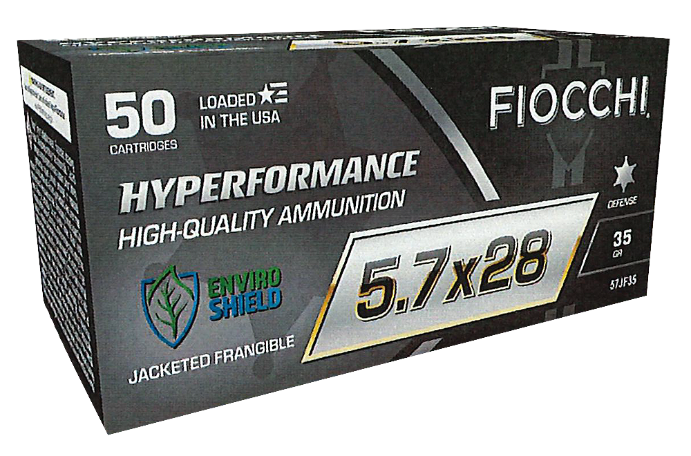 Fiocchi Hyperformance 5.7x28mm 35gr Jacketed Frangeable 50 Rd/Box - Box or Case