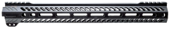 Angstadt Arms Ultra Light 15" M-LOK Free Float Handguard - AR-15 - Black Anodized Aluminum