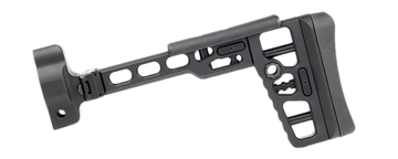 Samson S.A.S Folding Stock with MP5 End Cap - Black Aluminum