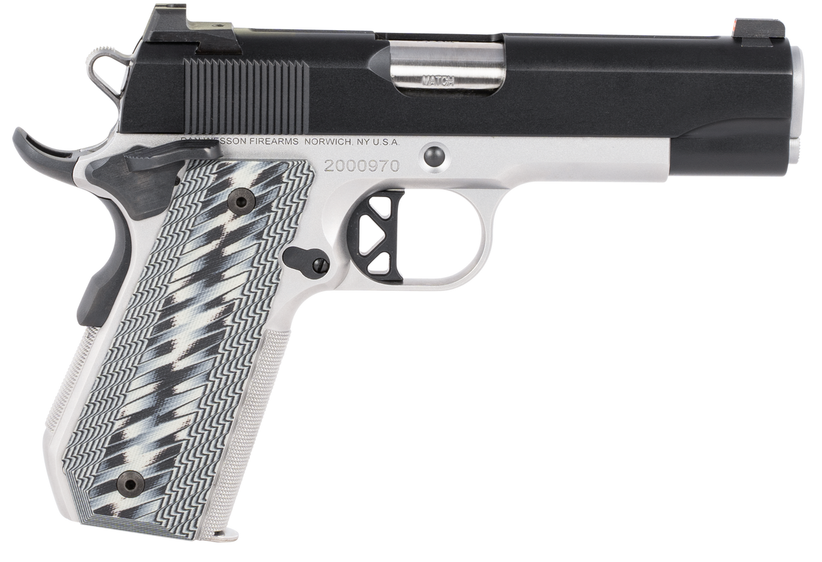 Dan Wesson V-Bob 45 ACP 4.25" 8+1 SAO Pistol - Two-Tone