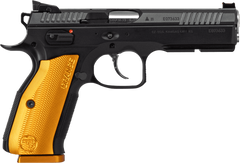 CZ Shadow 2 9mm Luger 4.89" 17+1 DA/SA Semi-Auto Pistol - Orange Aluminum Grips