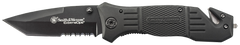 Smith & Wesson Knives Extreme Ops 3.30" Tanto Part Serrated Folding Knife