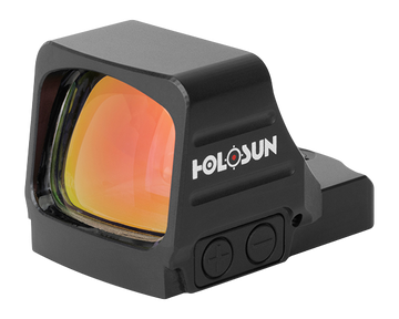 Holosun HE407COMP-GR-6 1x 1.1x0.87" 6 MOA Green Dot Reflex Sight - Black Anodized
