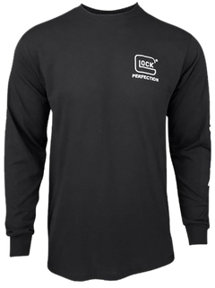Glock Perfection Long Sleeve Tee Black Pre-Shrunk Cotton XL