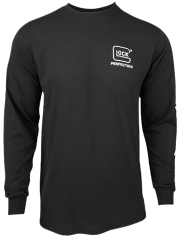 Glock Perfection Long Sleeve Tee Black Pre-Shrunk Cotton XL