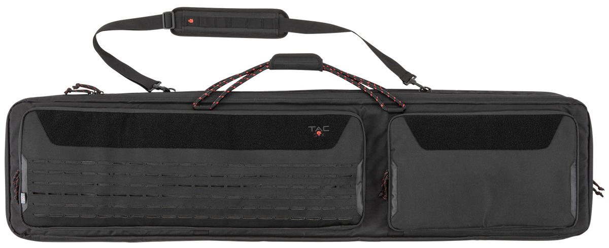 Tac Six 10834 Unit 55" Tactical Rifle Case Black 600D Polyester - 2 Rifles
