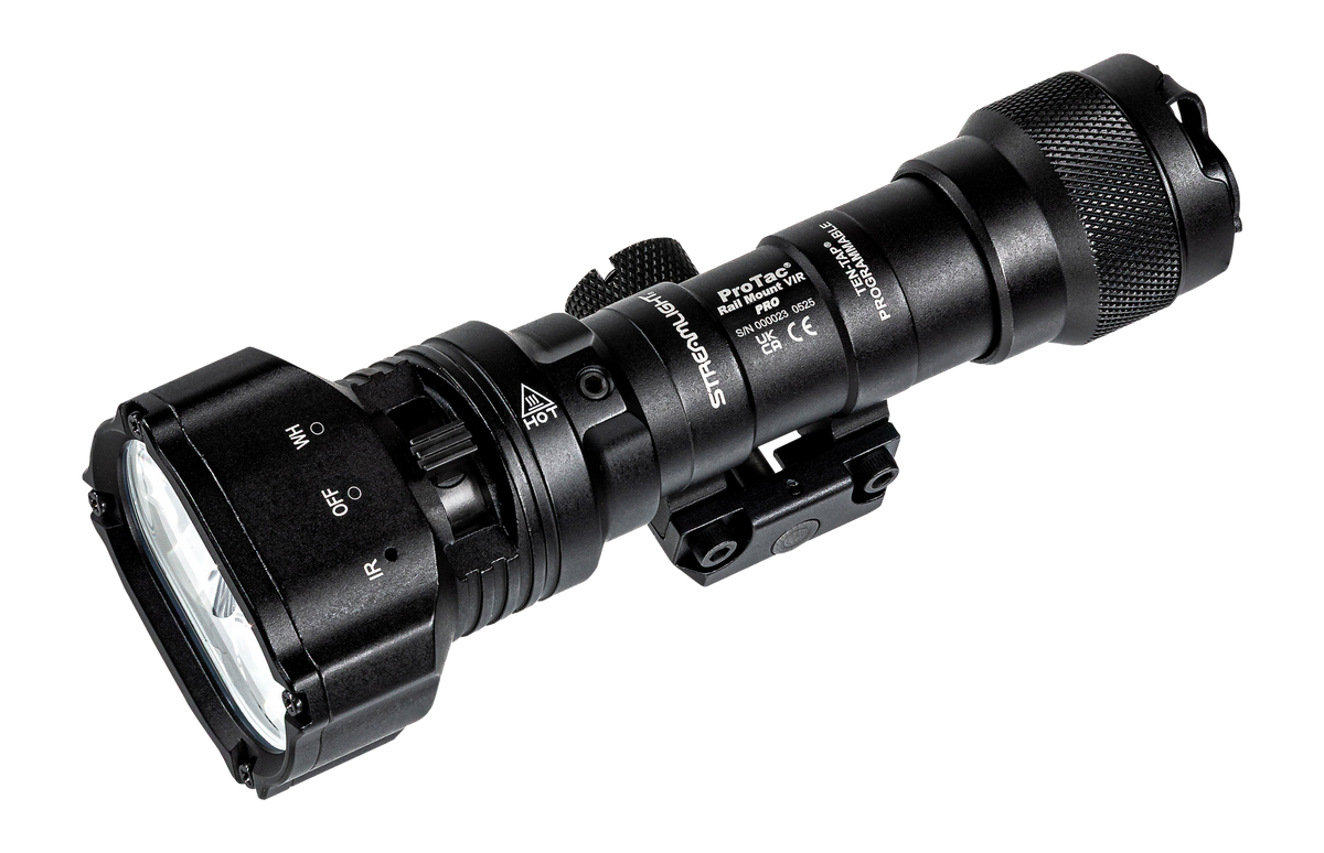Streamlight ProTac Rail Mount VIR Pro 1100 Lumens White/IR LED - Black Anodized