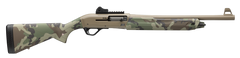 Winchester SX4 Woodland Defender 12 Gauge 18.5" 4+1 Semi-Auto Shotgun - FDE Cerakote / Woodland Camo