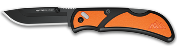 Outdoor Edge RazorLite EDC 2.5" Folding Drop Point Plain 420J2 SS Black Oxide Glass-Filled Nylon Handle