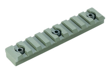 Timber Creek Outdoors M-LOK 9 Slot Picatinny Rail Section - OD Green Aluminum