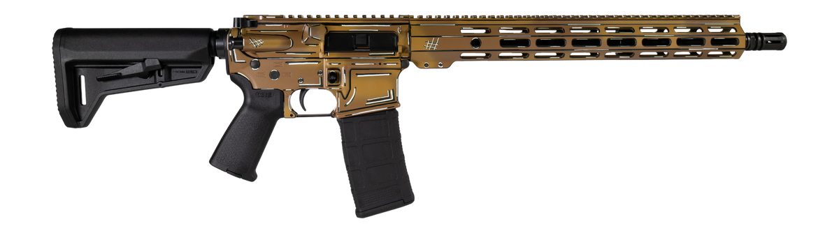 Shark Coast Tactical Anime-15 5.56 NATO 16" 30+1 Semi-Auto Rifle - Flat Dark Earth Cerakote