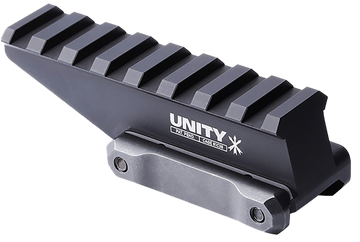 Unity Tactical FAST Absolute Riser 2.26" Optical Centerline Picatinny Optic Mount - Black