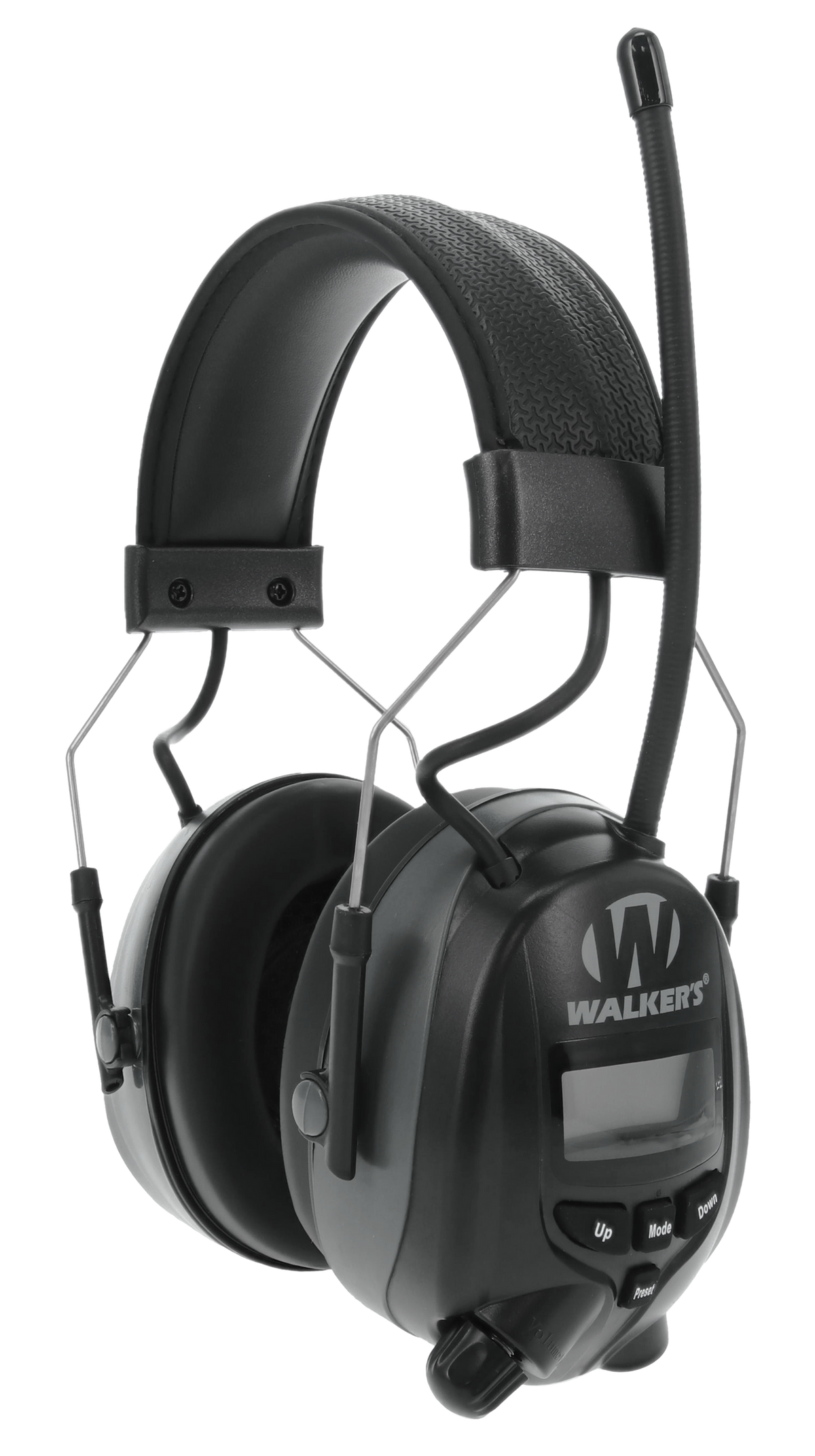 Walkers Game Ear GWP-RDOM-BT Digital AM/FM Radio 25 dB Bluetooth Hearing Protection Muff