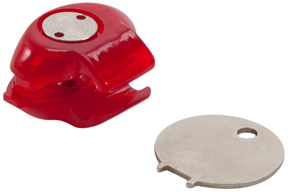 Allen 18511 Handgun Trigger Lock with Key - Red
